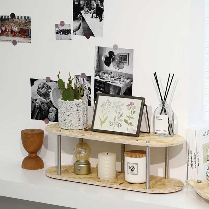 Скандинавский деревянный органайзер полка подставка для чашек и еды стойка