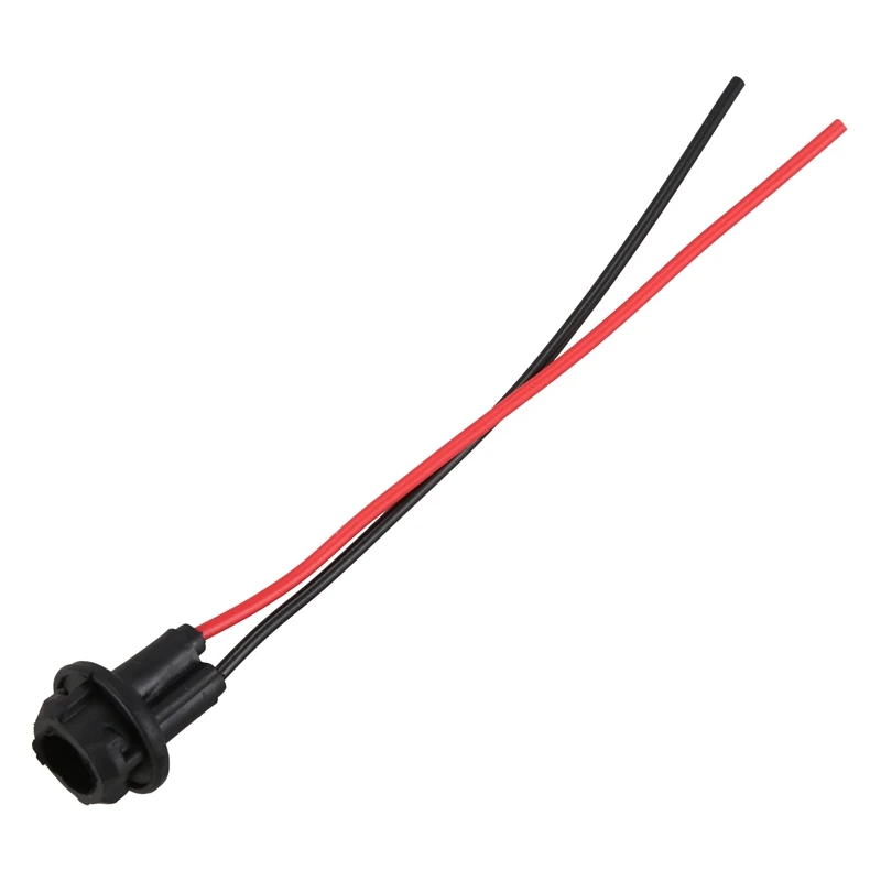Фото 100X T10 W5W 168 194 патрон лампы гнездо под стекло патрон лампы DIY, черный №3