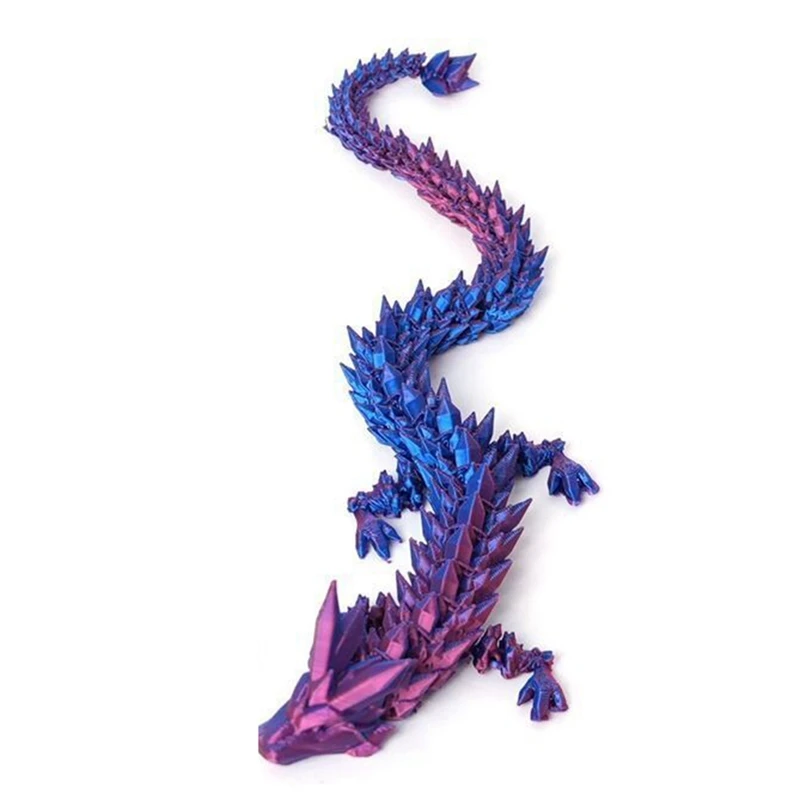 3D Печатный дракон в яйце полностью сочлененный Хрустальный фиджет-игрушки