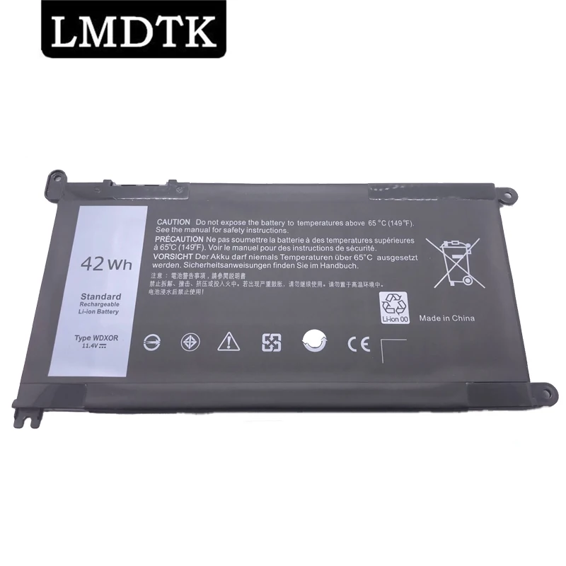 

LMDTK New WDXOR Laptop Battery For Dell Inspiron 13 5000 5368 5378 7368 14 7000 7560 7460 5567 15MF PRO-1508T FW8KR WDX0R T2JX4