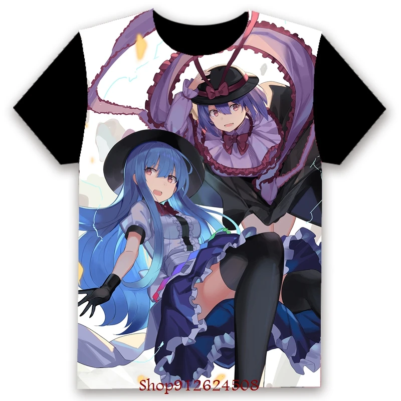 Футболка Мужская/Женская с 3D-принтом Аниме TouHou Project Повседневная Свободная