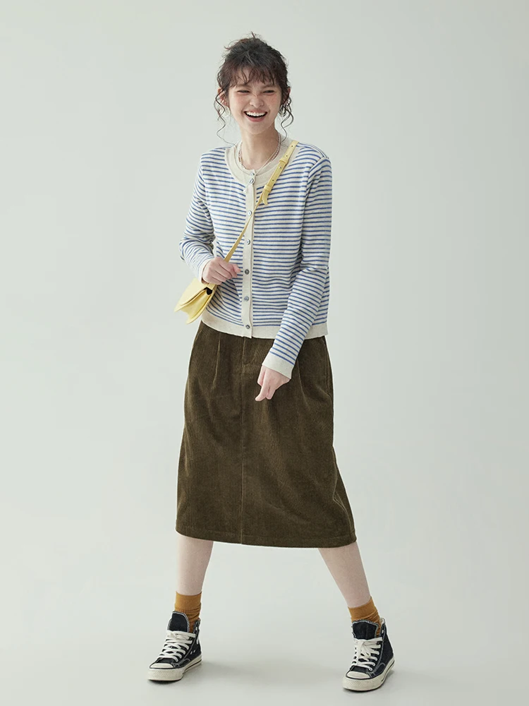 Оригинал North Island Amuu японская мода искусственный вязаный топ из двух предметов в