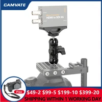 camvate extension support with ball head support holder 14 20 threaded for blackmagic micro signal converter hdmi to sdi 3g