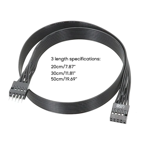 USB 2.0 удлинительный кабель 9-контактный