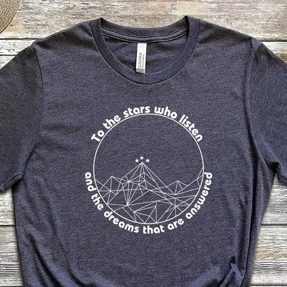 Футболка Acotar Velaris с символом ночного двора Сара Дж Маас A Of Thorns And Roses Dreams For The Rhysand