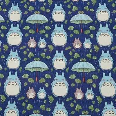45x110 см японская мультяшная ткань Тоторо из 100 хлопка для шитья одежды своими руками
