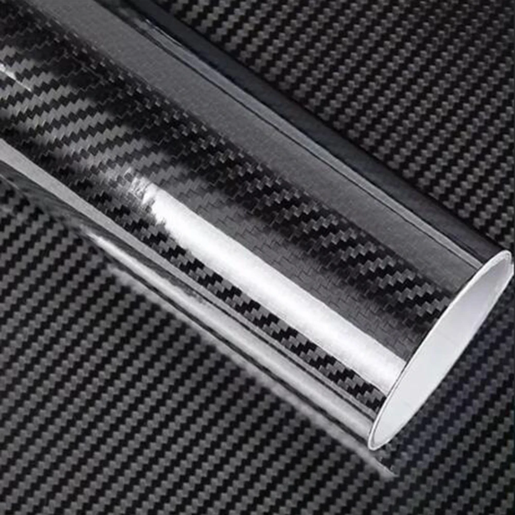 Глянцевая наклейка из углеродного волокна 100 × 30 см |