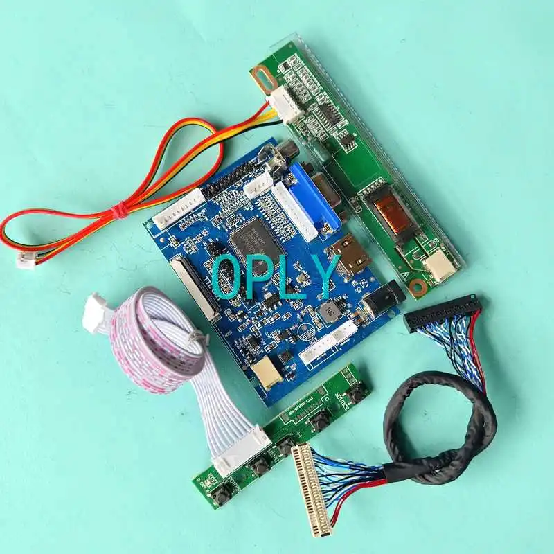 

For N141I1 N141I3 N141I4 Laptop Display Screen Controller Board 14.1" LVDS 30 Pin DIY Kit AV VGA HDMI-Compatible 1280*800 1CCFL