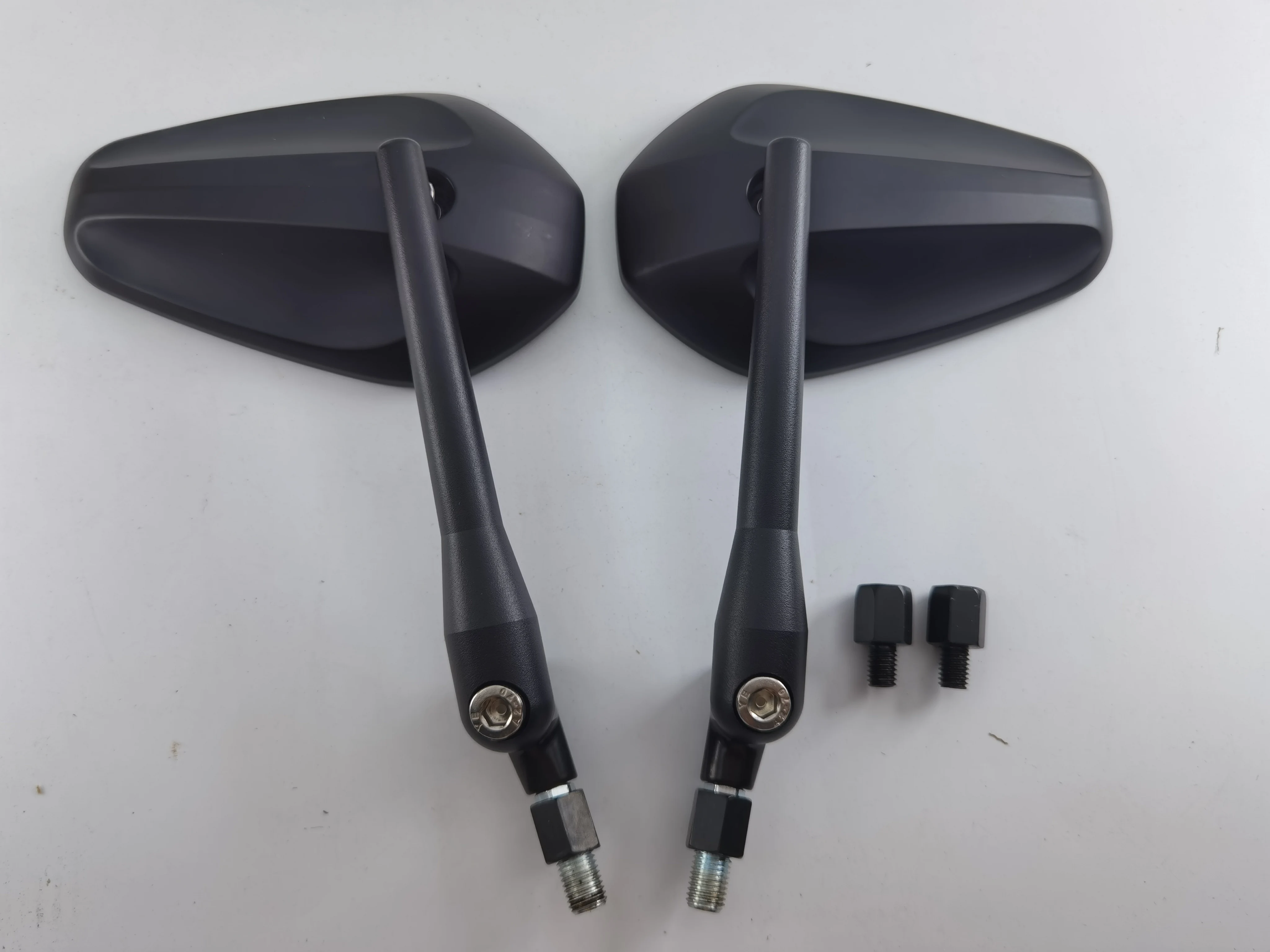 Пара мотоциклетное черное универсальное 8 мм 10 боковое зеркало заднего вида с