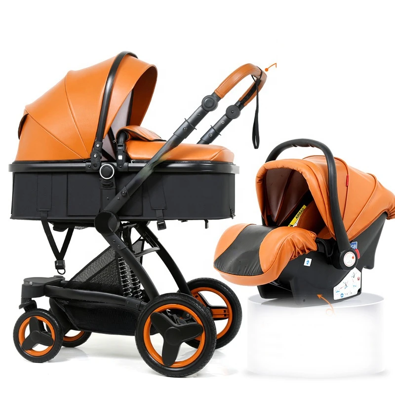 

High landscape foldable baby strollers walkers carriers X6 luxury stroller 3 in 1
