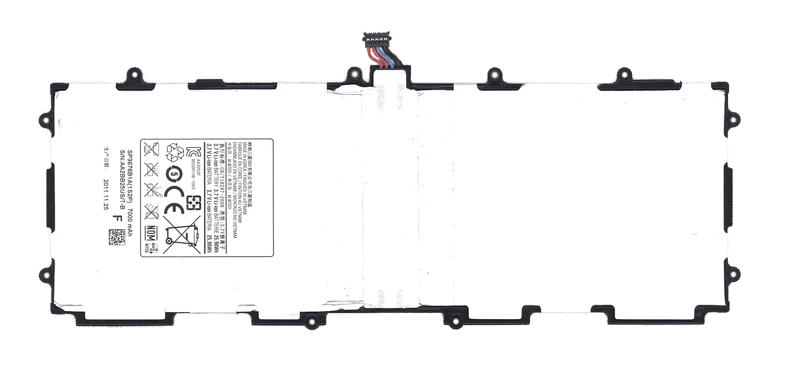 Аккумуляторная батарея SP3676B1A(1S2P) для Samsung Galaxy Tab GT-P7500 3.7V 25.9Wh | Компьютеры и офис