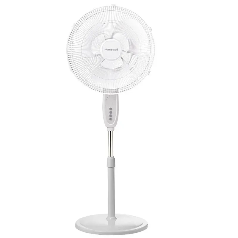 

16" Double Blade Pedestal Stand Fan, HSF1640W, White