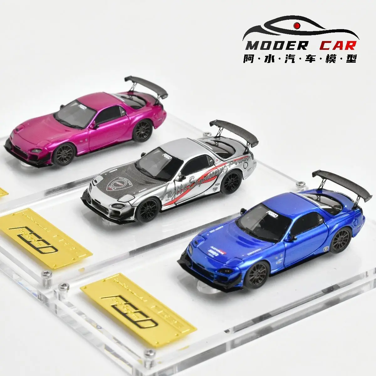 IG зажигание 1:64 Mazda Feed RX7 FD3S литая под давлением модель автомобиля из смолы