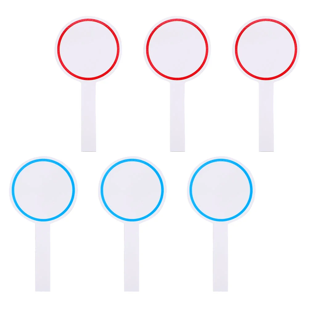 6 шт. пустые доски с цифрами для офиса студентов портативный сухой стираемый