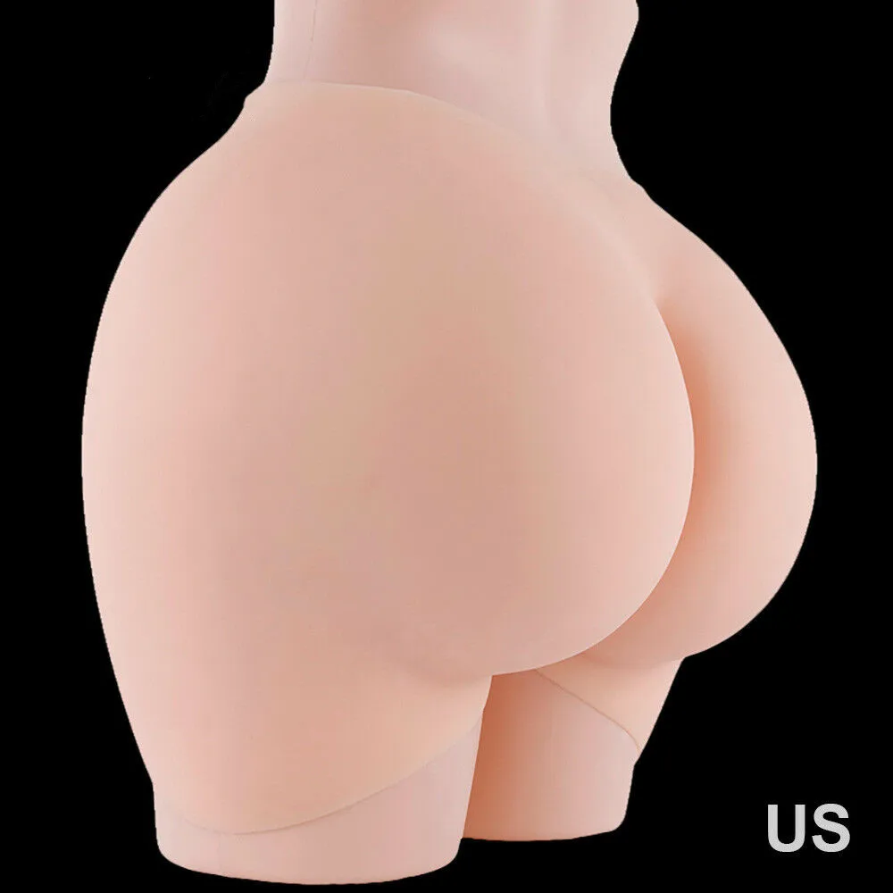 

Full Silicone Hips Enhancer Soft Pads Buttocks Body Shaper Sexy Pants Underwear Bodyshaper Cosplay Comfortable Fair Complexion