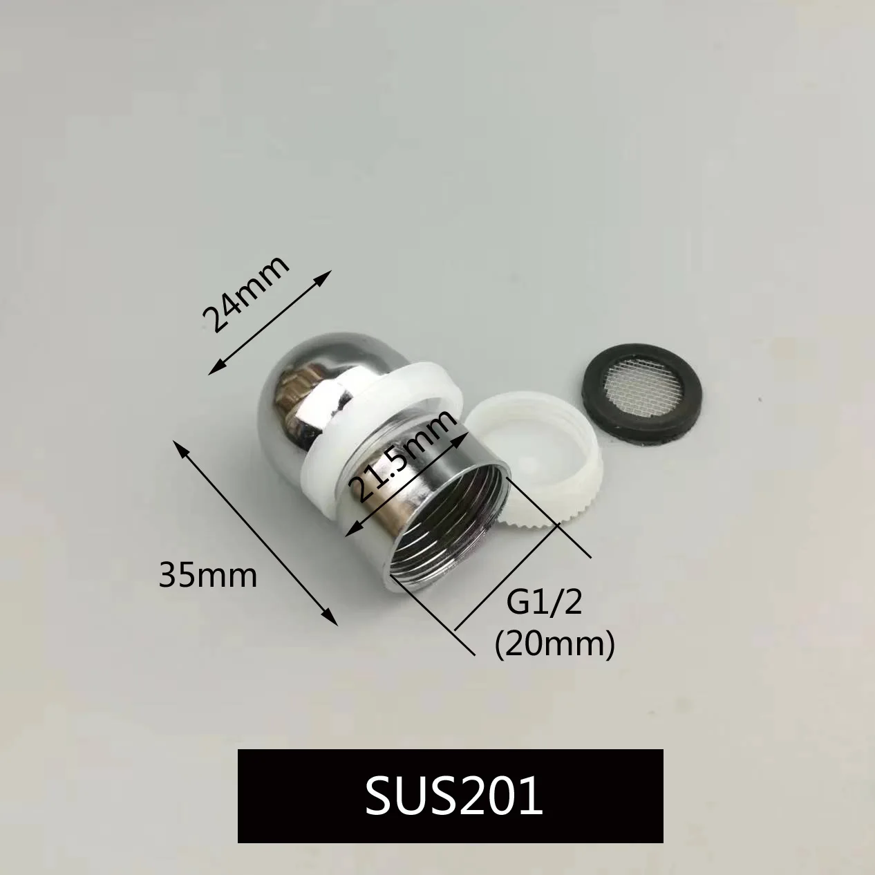 

Коннектор для душевой лейки Saierfan из нержавеющей стали