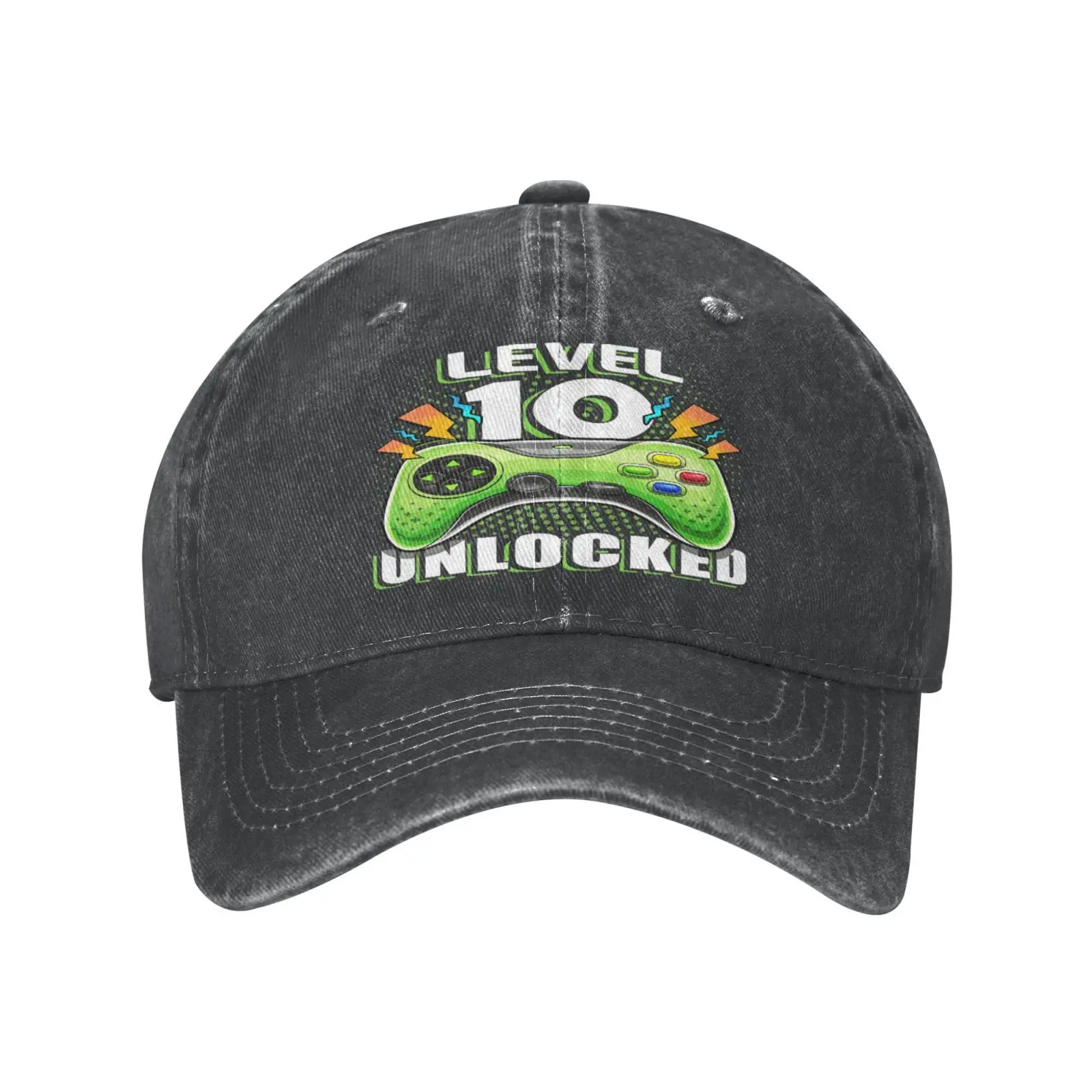 

Разблокированная бейсболка для видеоигр уровня 10, Мужская кепка для мужчин, мужские кепки для женщин, мужские пляжные ковбойские зимние кеп...