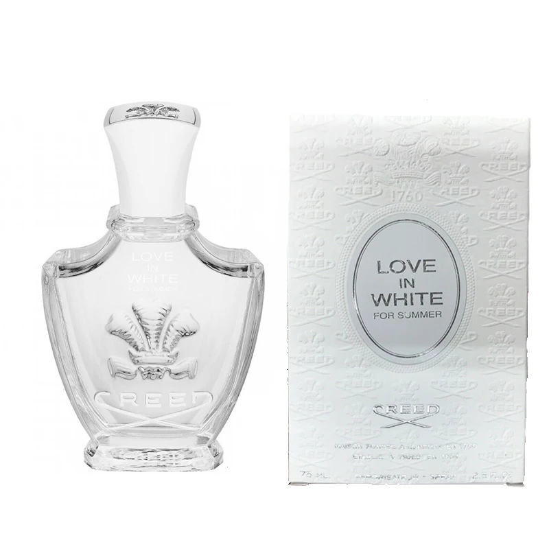 

Новый бренд Creed Love In White Женский парфюм долговечный Женский парфюм стеклянная бутылка для тела Женский парфюм