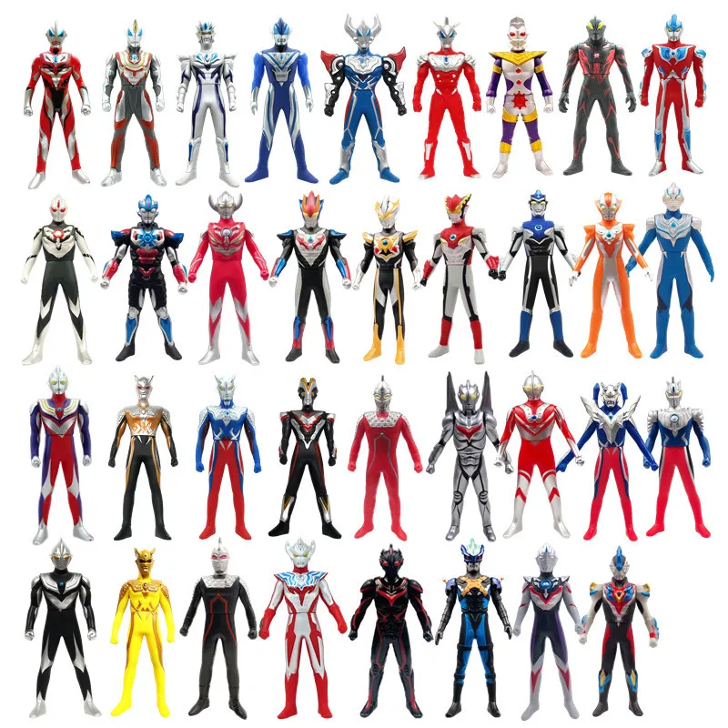 

23cm Soft Rubber Ultraman Saga Trigger Zetto Titas Monster Action Figures Model Movable Joints Doll Toys Continually Updated