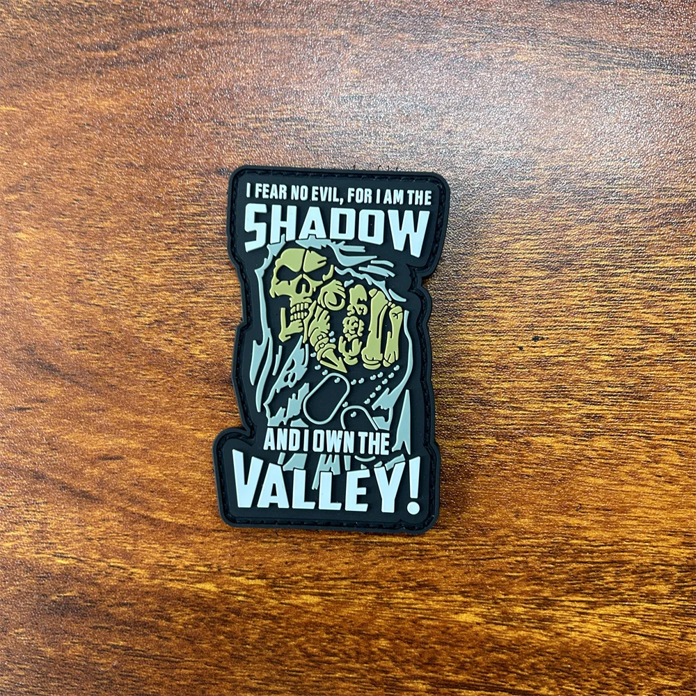 Значок-скелетоны для снайпера двойная винтовка 3D ПВХ тактическая нашивка