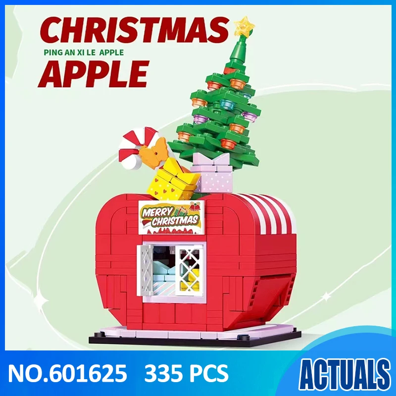 

City Halloween Street View Sets Blocks Christmas Apple House Model Building Blocks Xmas Toys Bricks Kids Toys