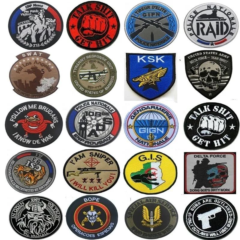 

French Police Embroidered Badge Patches Clothes Accessories Armbands Tactical Appliques Patch for Jackets,Caps,Bags,Backpacks