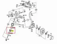 

FEBI 21530 FOR SWING SIGN BOTTOM C219 0410 W211 0208 S211 0309 R230 0312 (2 pcs.)