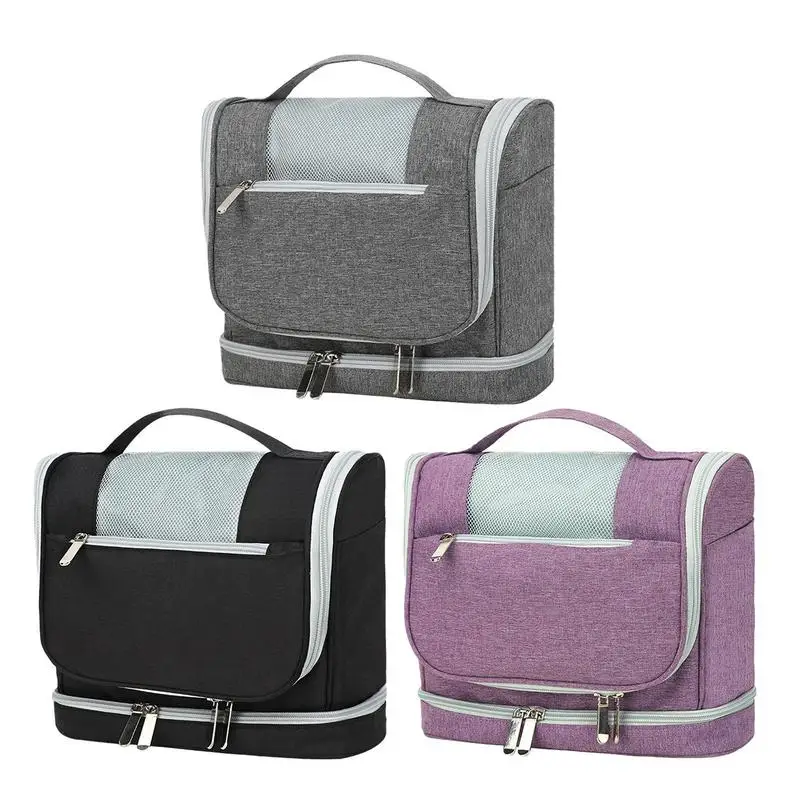 

Hanging Travel Toiletry Bag Multi-Layered Hanging Traveling Bag Traveling Hanging Wash Bags For Towel Toothbrush Toothpaste