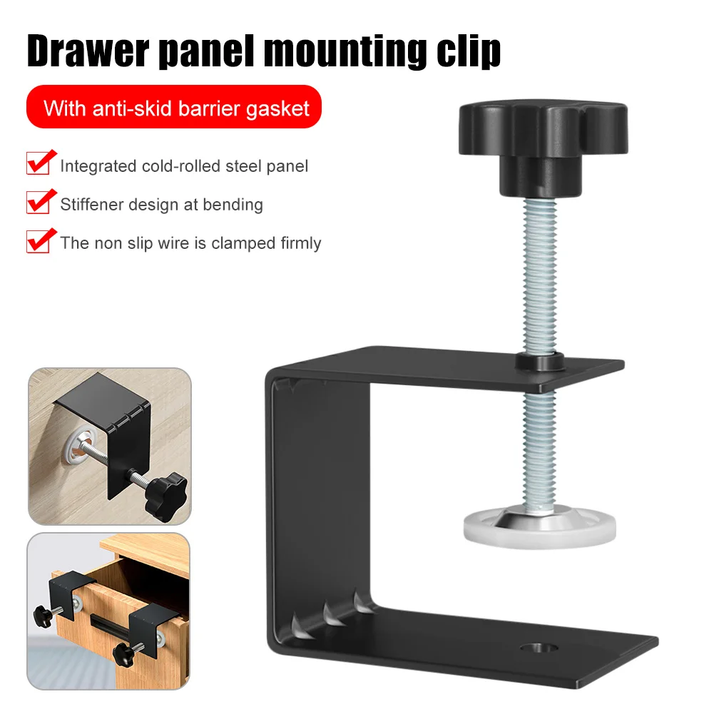 

Hot Sale Drawer Front Installation Clamps Drawer Panel Clips Tools Woodwork Jig Cabinet Tool Furniture Carpenter Stainless Steel