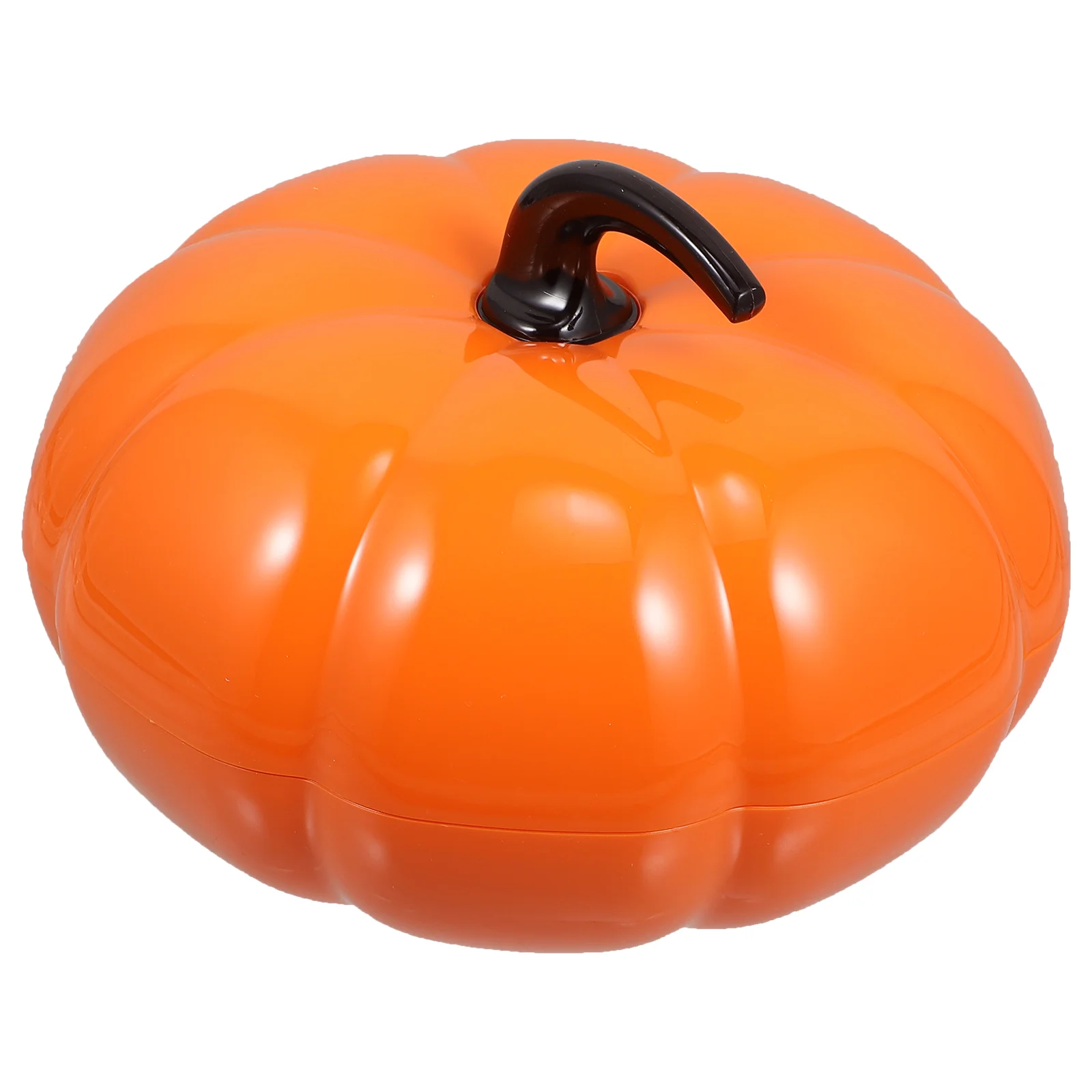 

1Pc Creative Pumpkin Design Candy Box Household Practical Fruit Plate (Orange)
