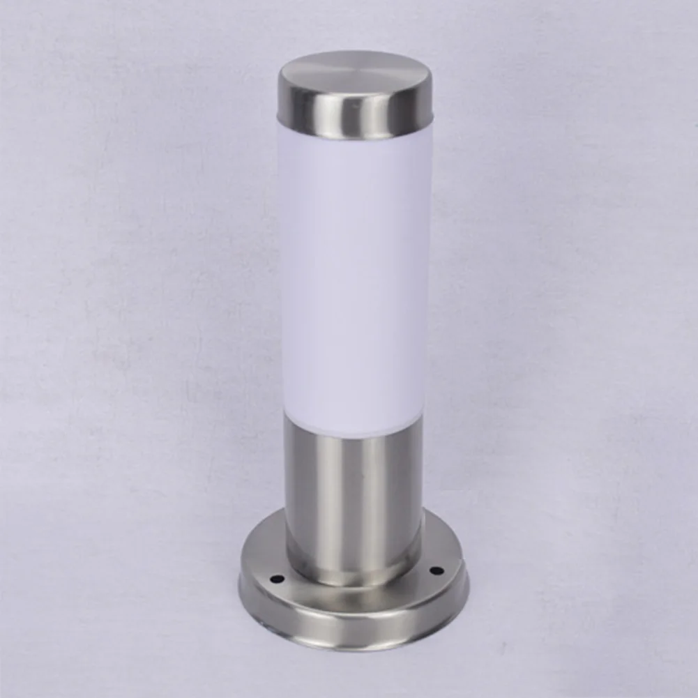 

E27 Path Lawn Waterproof Grassland Landscape Stainless Steel Door Fence Modern Post Pillar Light Decorative Outdoor Garden