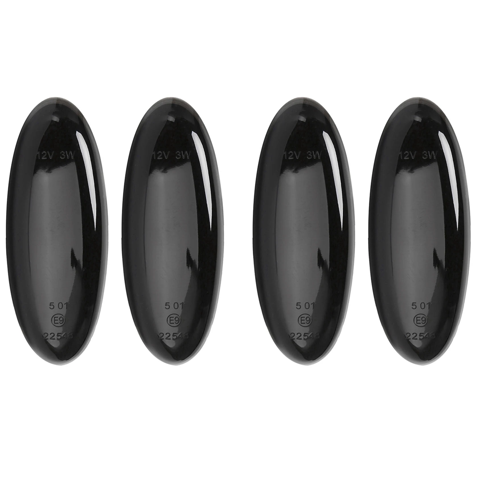 

4x Car Side Marker Light LED Turn Signal Light for Mazda B2500 Pickup Truck 323 Tribute Protege Astina 1998-2001,A