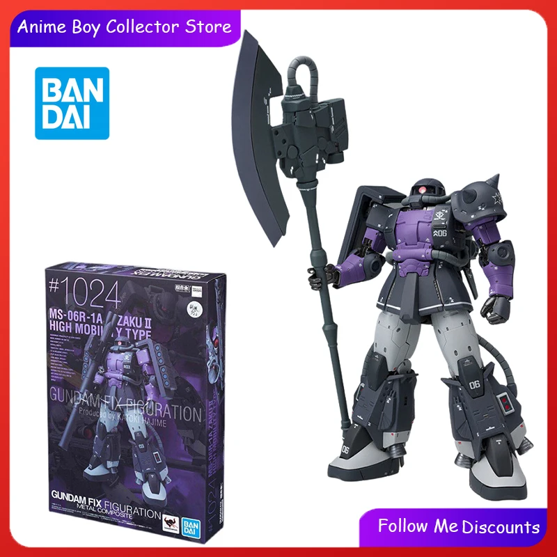 Фигурка Bandai GUNDAM FIX фигурка аниме Женская Zaku2 черная искусственная Сборная модель