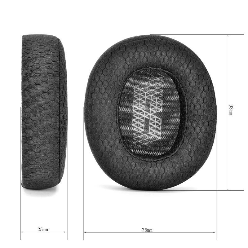 Тканевые амбушюры M5TD совместимые с JBL E65BTNC Duet NC LIVE650 660 наушники эффектом памяти