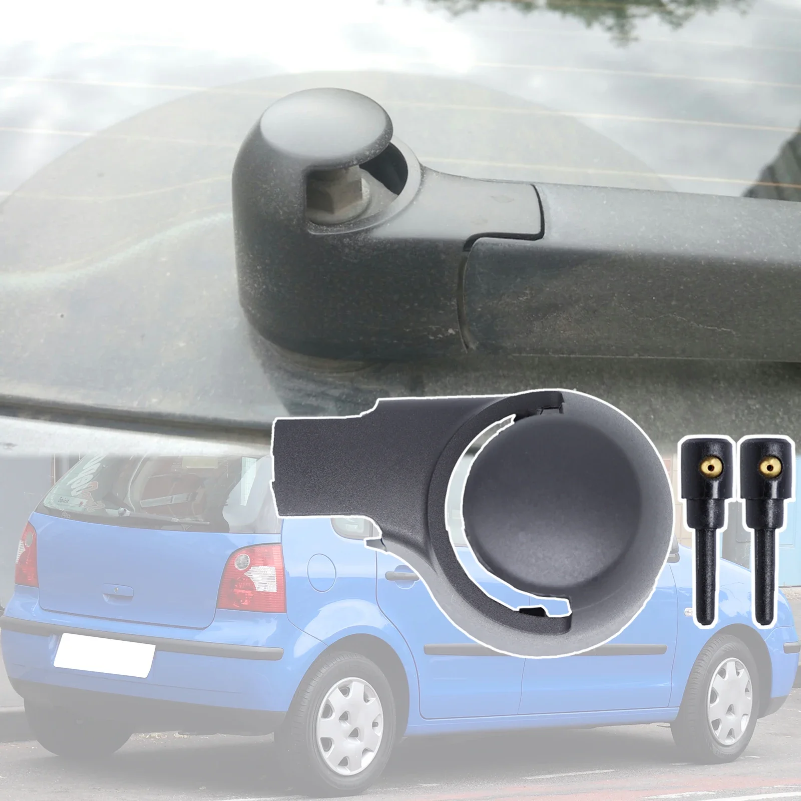 Для VW Polo 9N 2001 2002 2003 2004 2005 2006 2007 2008 2009 щетка стеклоочистителя заднего стекла