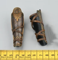 16 tbleague pl2022 190b brown soldier amazon female warrior lower leg armor calf sleeves collectable for action figure doll