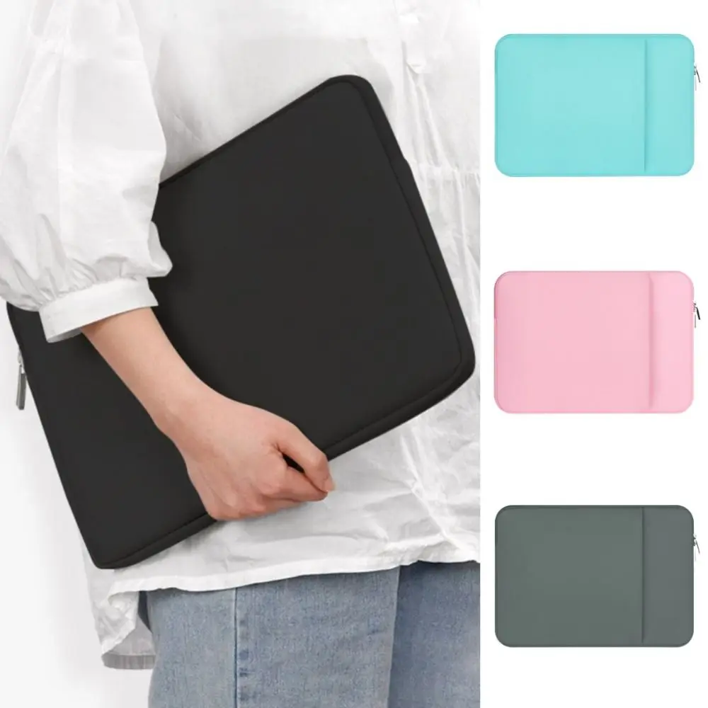 Simple Protective Laptop Briefcase Waterproof Aseismatic Sleeve Wear-resistant Colorful Carrying Case Unisex