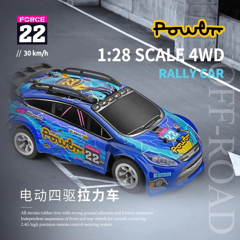 WLtoys 284131 284010 1/28 RC Car 2.4G With LED Lights Remote Control 4WD 30KM/H High Speed Racing Car Toys for Boy