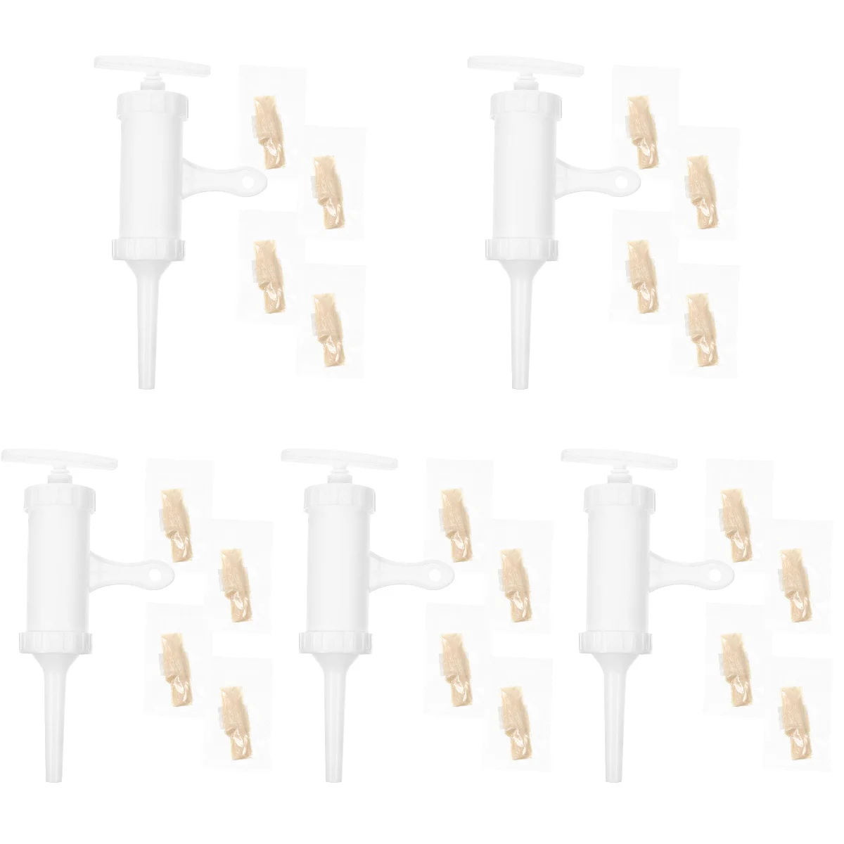 

5 Sets of Practical Funny Creative Sausage Stuffer Sausage Casing Casing For Sausage Making Sausage Casings for Home