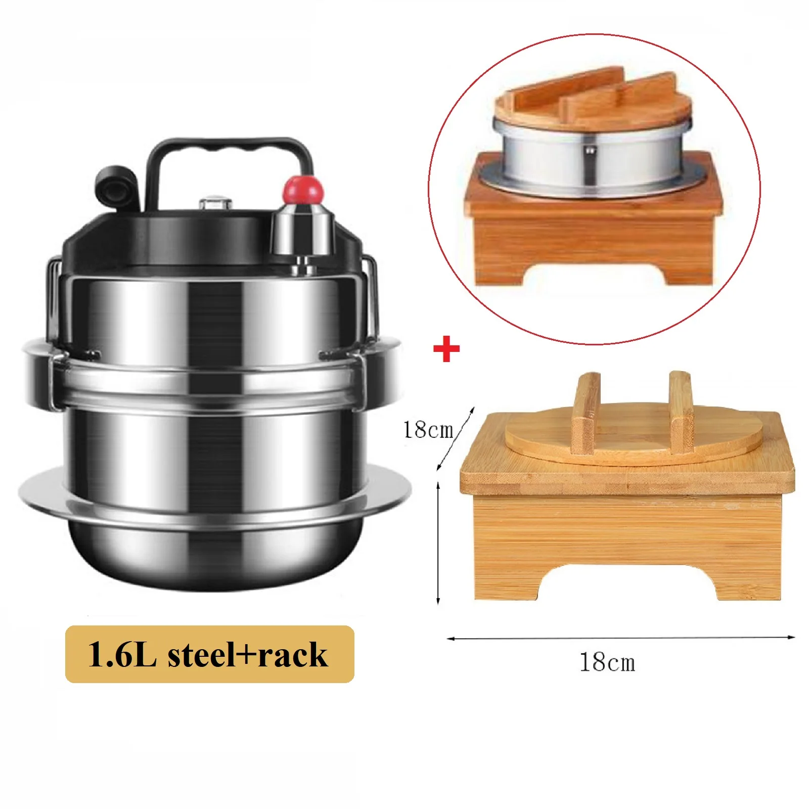 304 Stainless Steel Outdoor Camping Portable Micro Pressure 