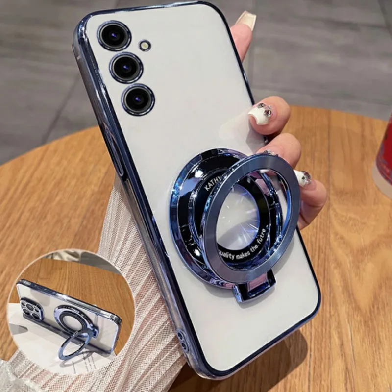 Блестящий чехол с магнитным кольцом-держателем для Motorola Moto Edge 20 30 G9 G8 E7 Plus Power Play E20