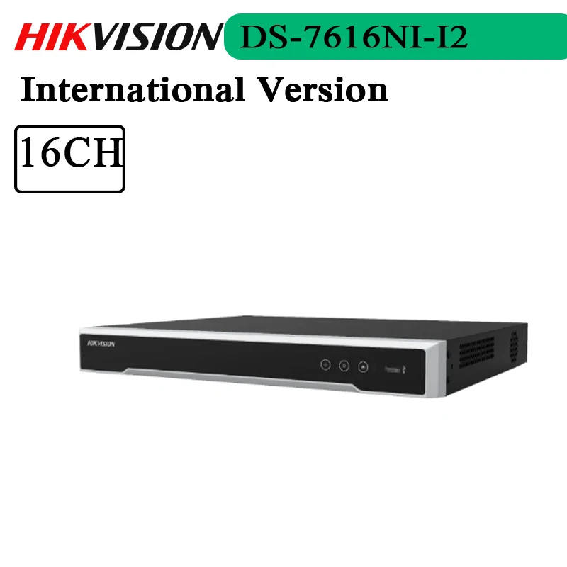 Hikvision 16CH No POE NVR Support Up to 12 MP Resolution H.265+ DS-7616NI-I2