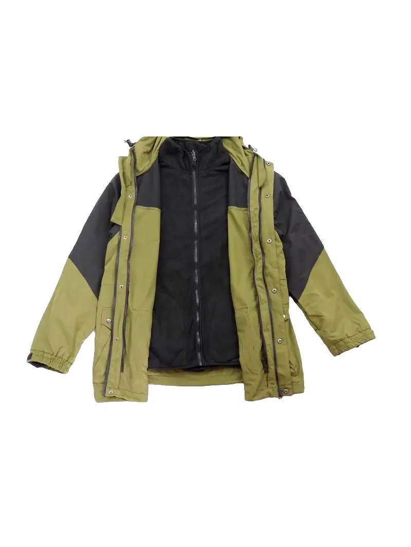 Съемная куртка три в одном для лечения дефектов мужская весенне-осенняя больших