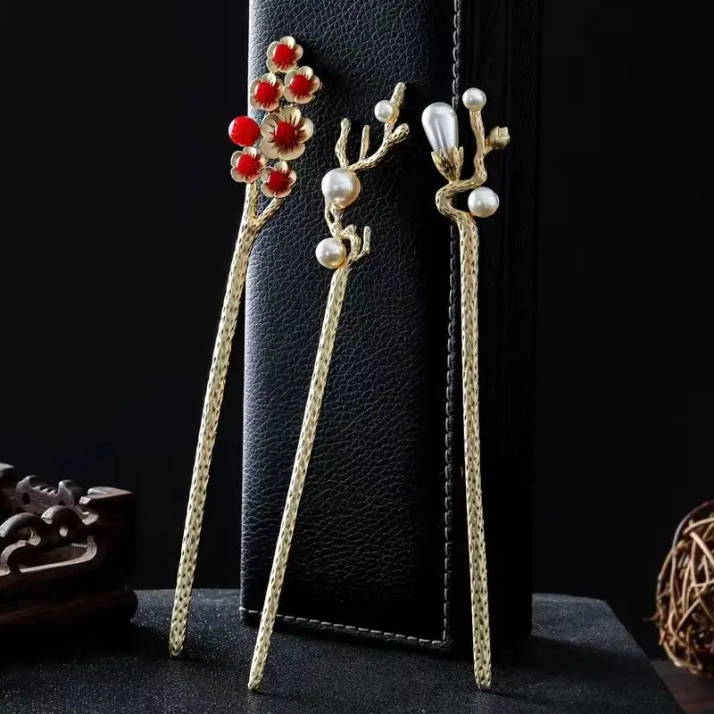 

Metal Chinese Hair Stick Vintage Hair Accessories for Women