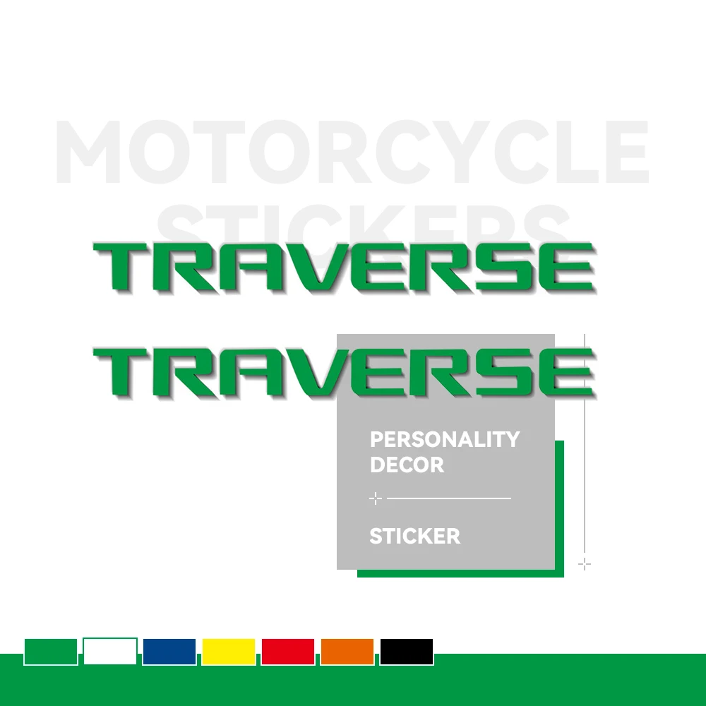 

New 3d logo sticker reflective waterproof decorative fuel tank sticker auto parts logo decal for chevrolet traverse TRAVERSE