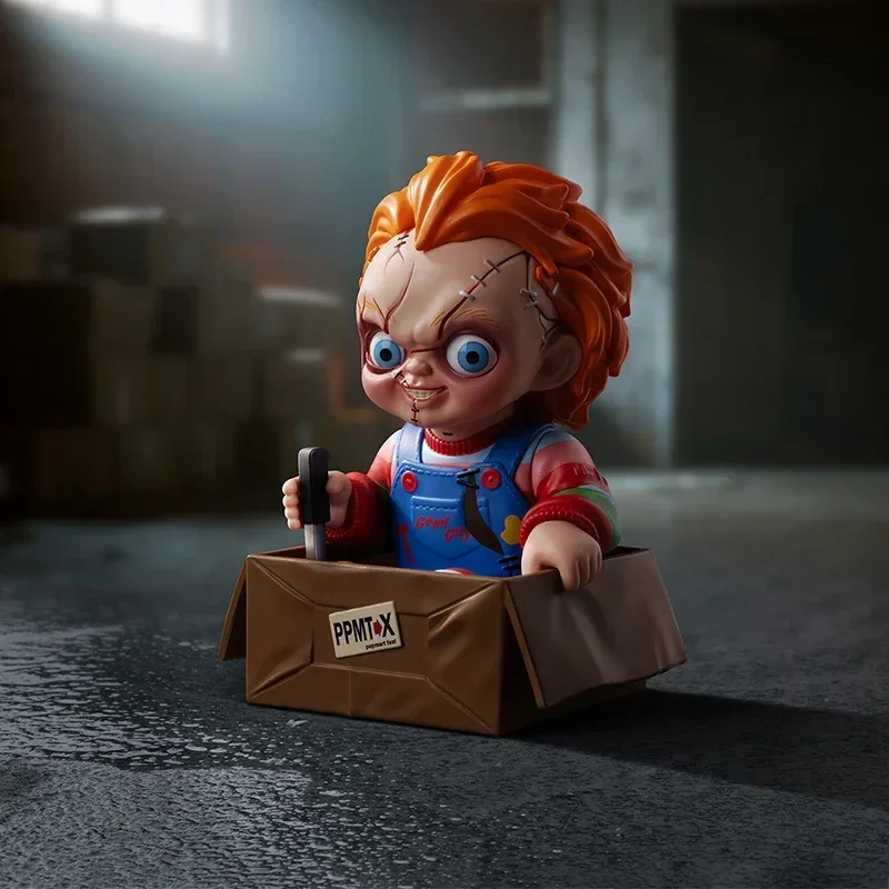 Фото POP MART Chucky Franchise Series: Модные коллекционные игрушки-сюрпризы, загадочные фигурки, милые модели, подарок на день рождения №4