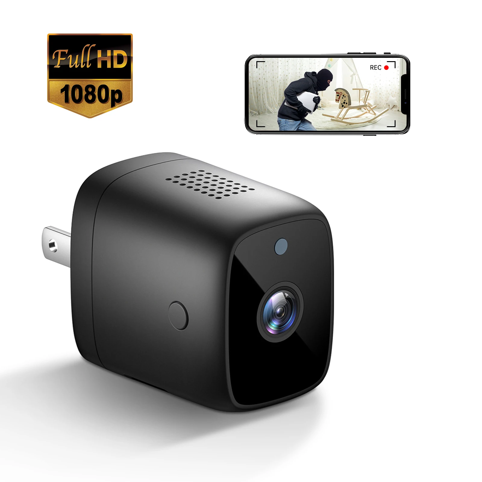 S Charger Power Camera Wall Mini Wifi Remote Camera Us/eu Pl