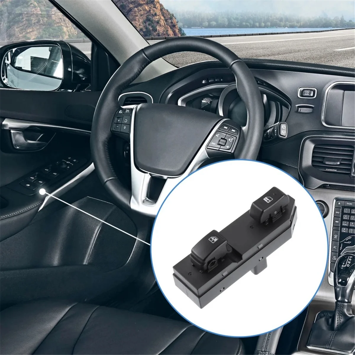 93575-2E100 Передняя правая дверь переключатель стеклоподъемника кнопка управления