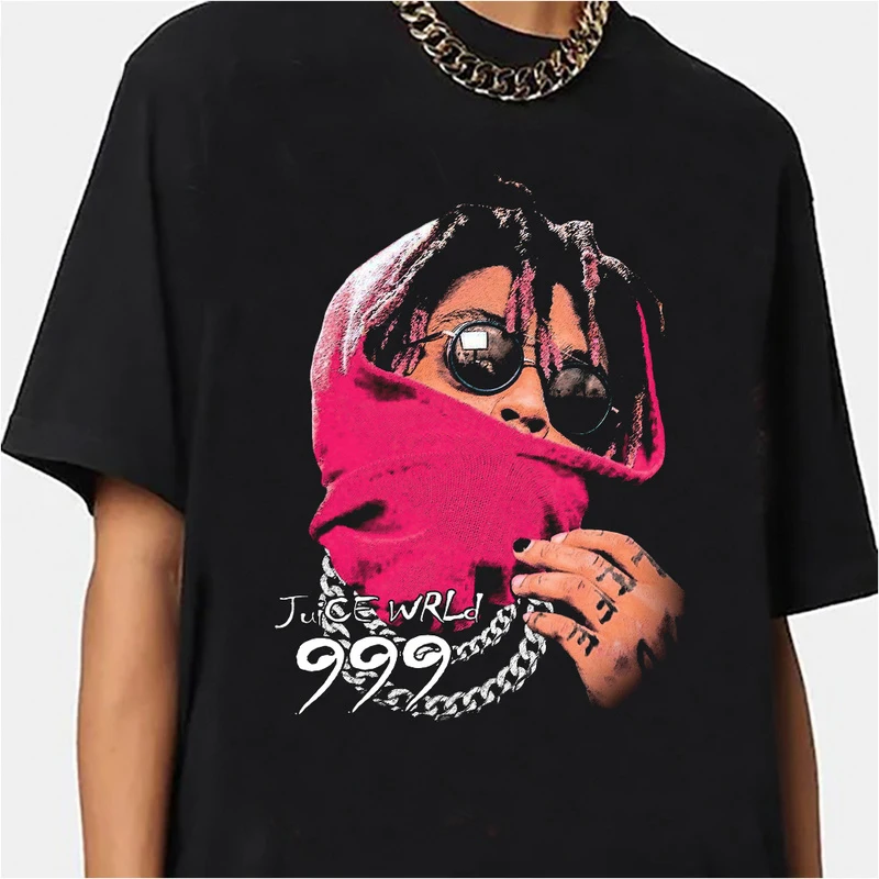 

Women T-shirts RIP Juice Wrld Fashion Men T-shirt Rapper Hiphop 90s Tee Shirt Vintage T Shirt Graphic Tee Unisex Streetwear