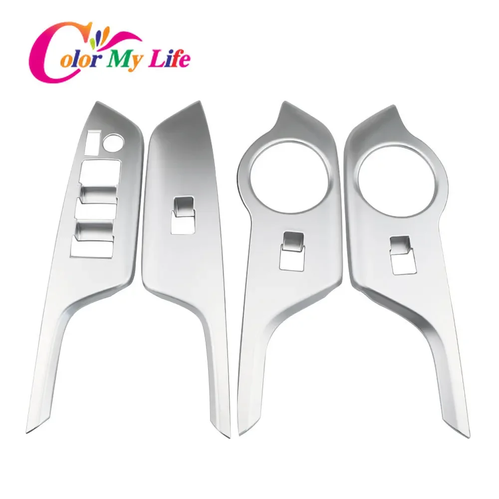 

Автомобильный Стайлинг, внутренние стекла, кнопка переключения, крышка, отделка, наклейки для Toyota C-HR CHR 2016-2022, аксессуары